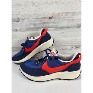Nike Waffle Debut Women Size 10 Blue Void Red DH9523-400 Retro Sneakers New